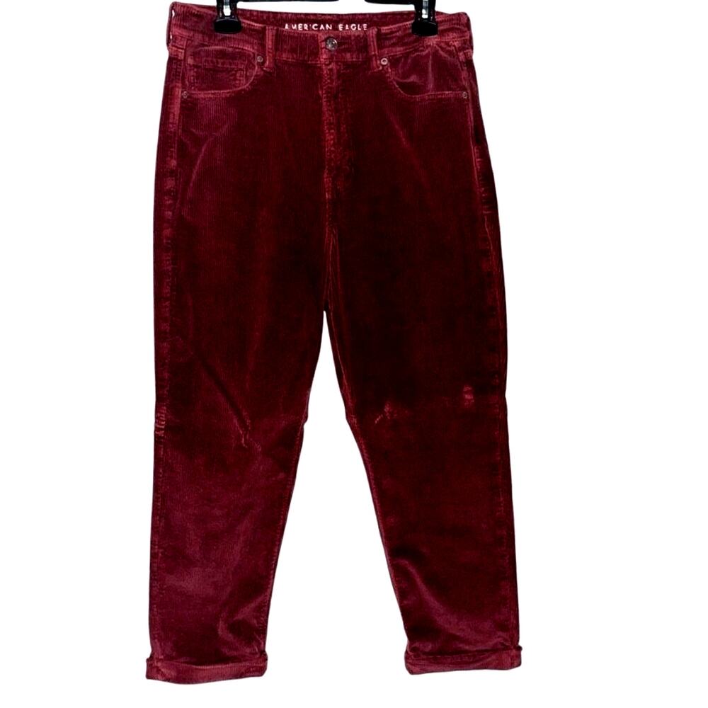 Velvet Red Women's Pants - Picture 2 of 4